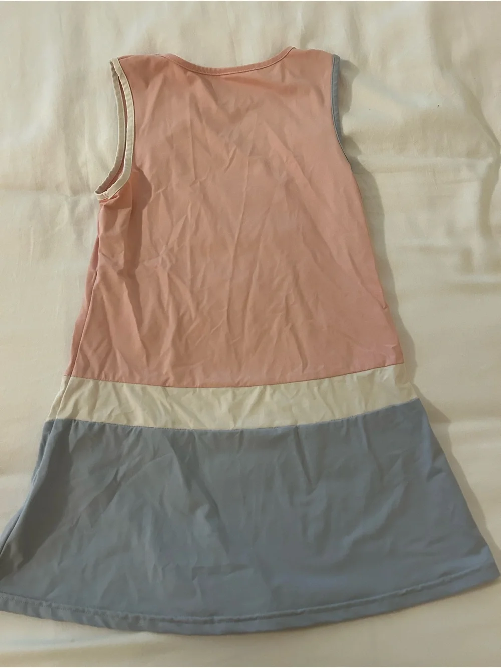 Women's Pink Colorblock Active wear  Dress and Shorts Set